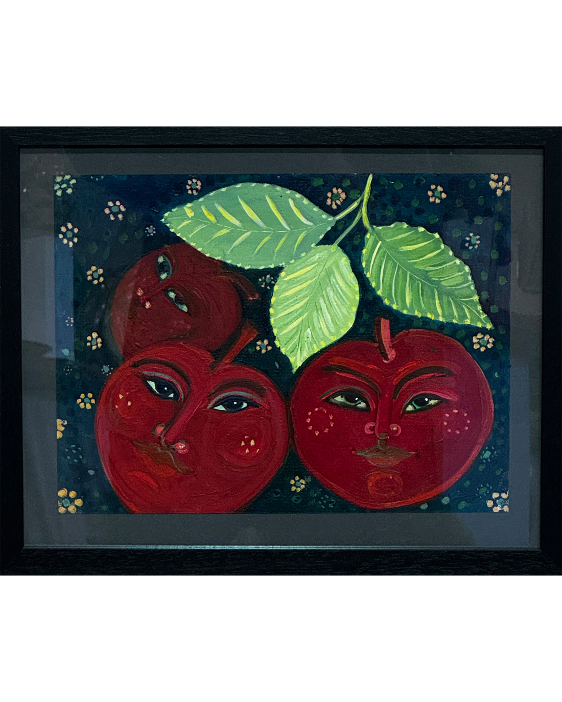 Cherries I Painting by Dominique Keeling